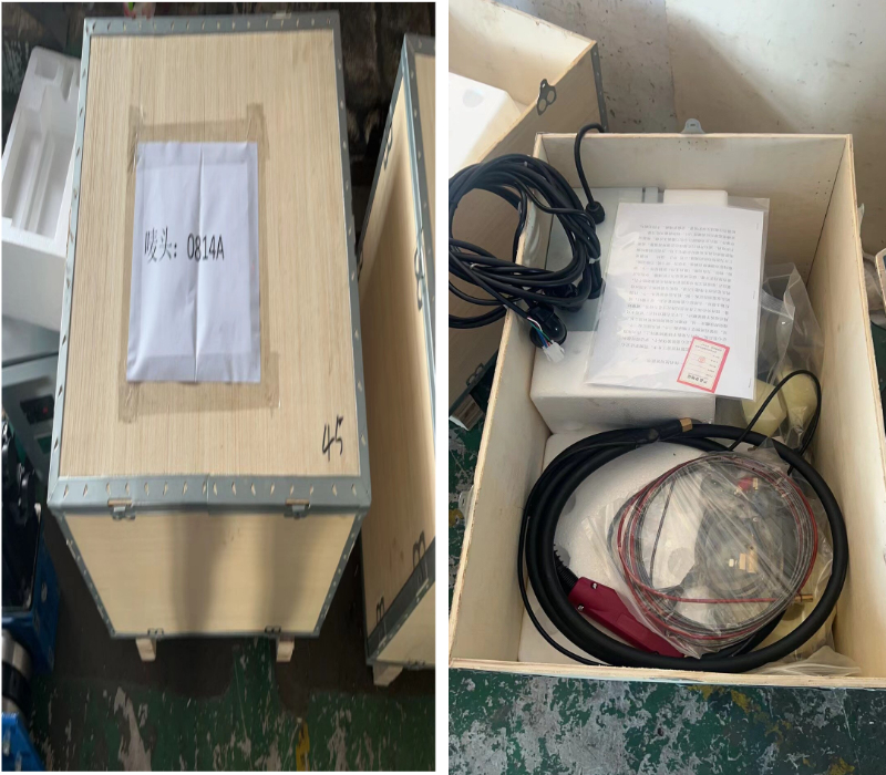 The boring and welding machine was sent to the Philippines today!