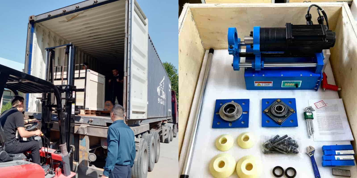 portable engine cylinder boring machine