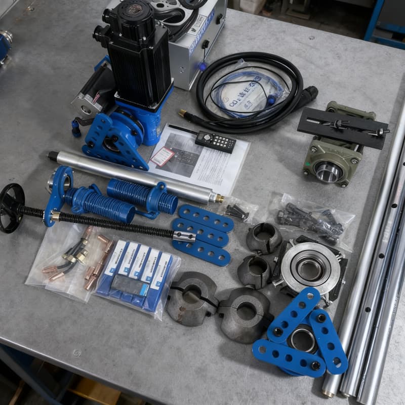 Machine à souder et aléser les lignes