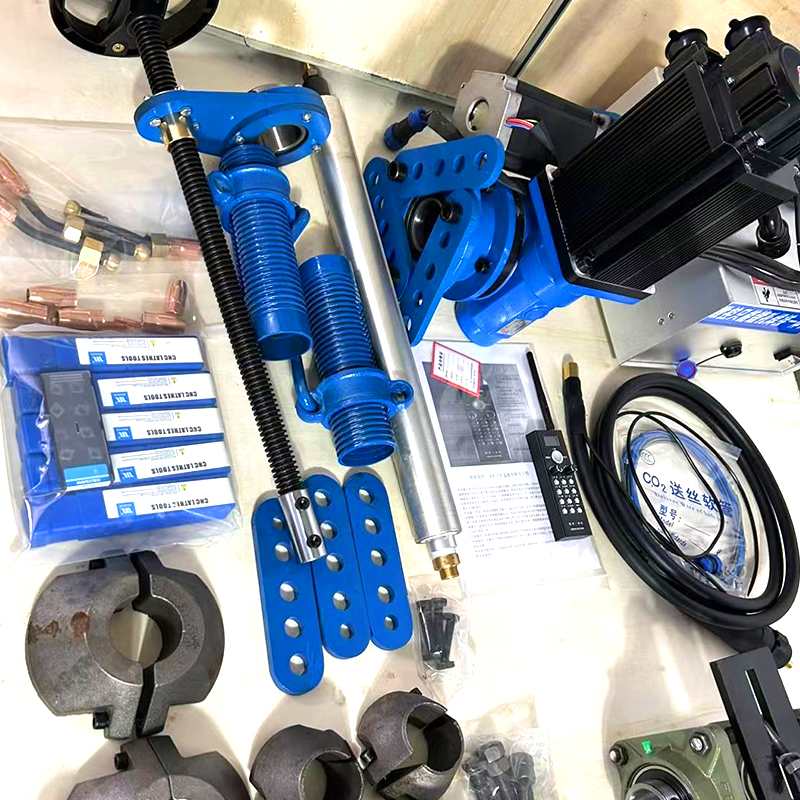 آلة لحام وحفر خطوط محمولة