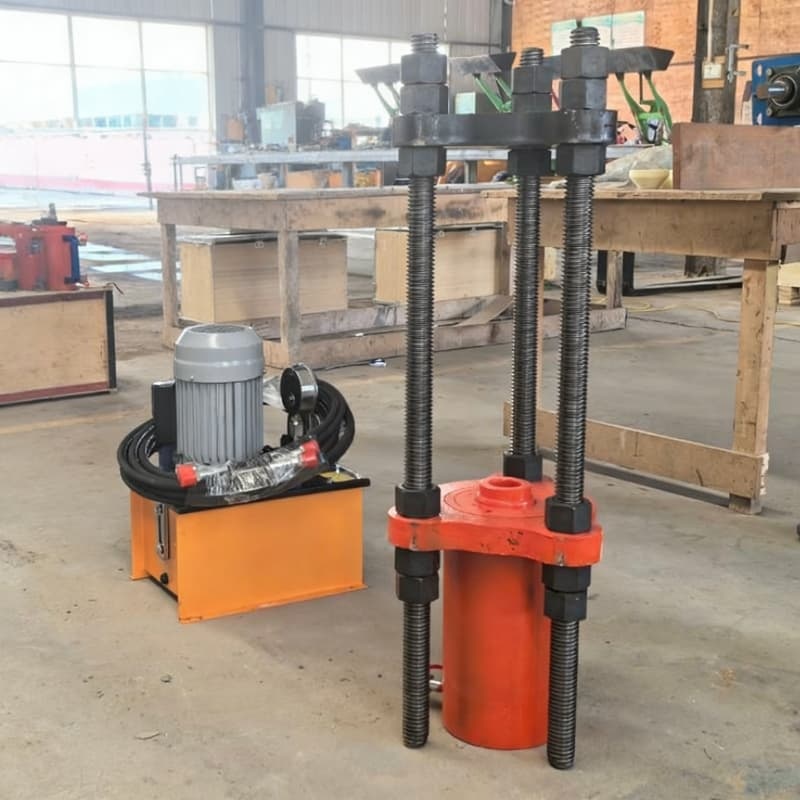 Presse hydraulique portative à chenilles