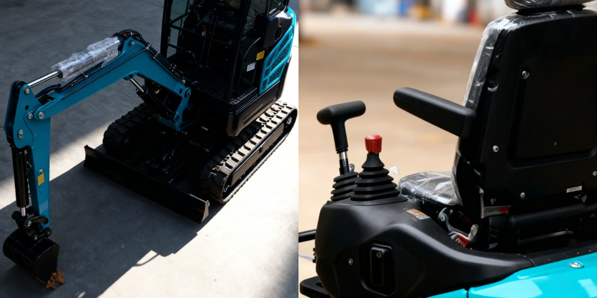 miniexcavadora de 1 tonelada