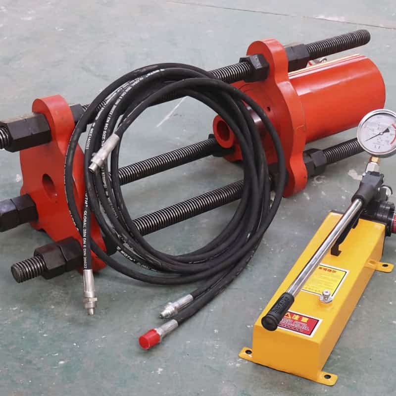 Hydraulic track press