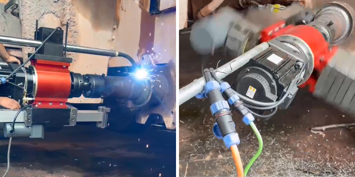 Portable Shaft End Lathe