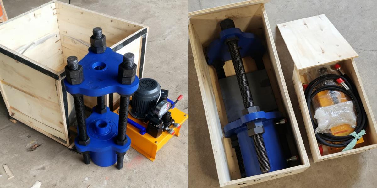 excavator track pin removal