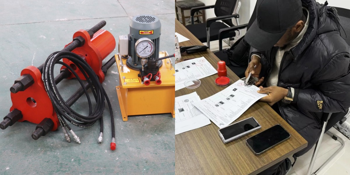 crawler pin press machines