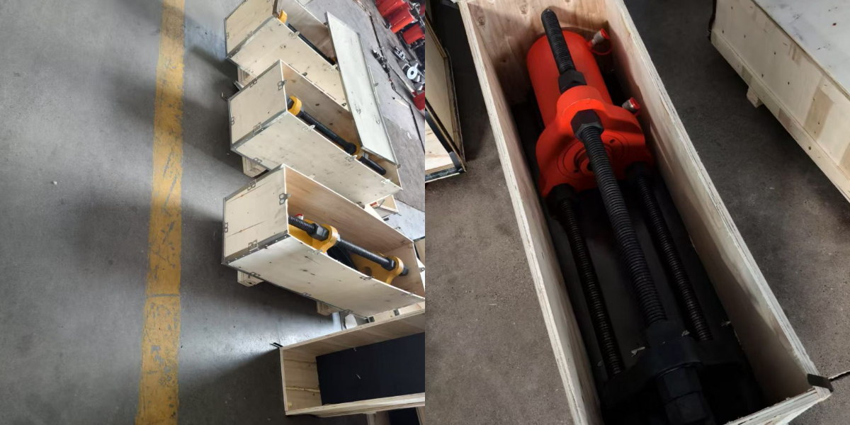 hydraulic track pin press