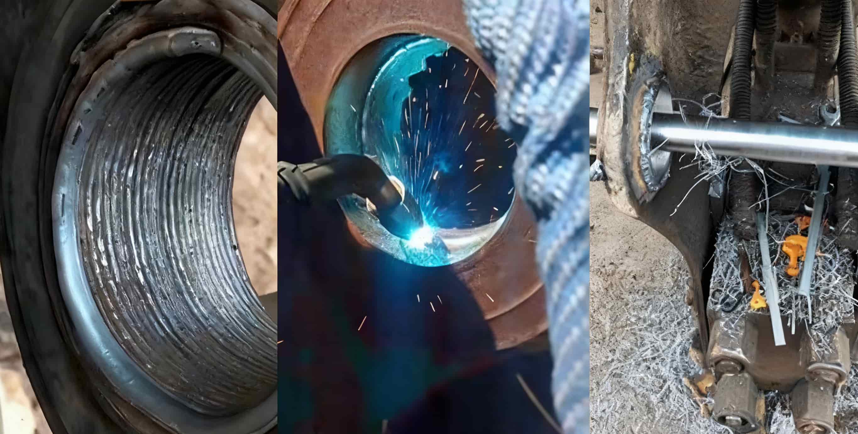 Portable line boring welding machine