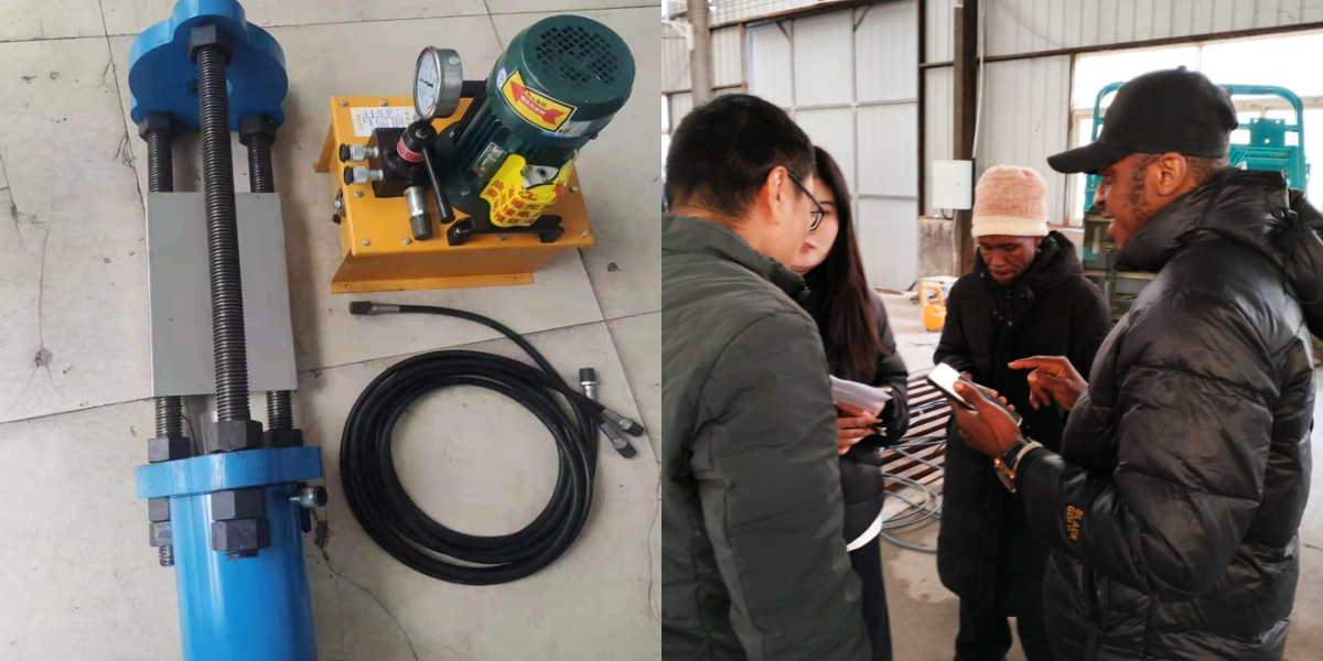 crawler pin press machines