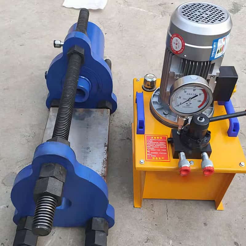 Excavator track press