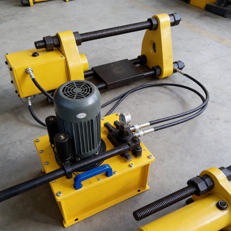 Portable track pin press