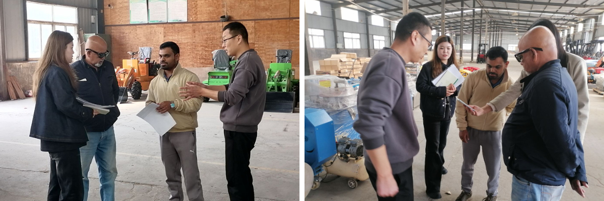 Un cliente indio inspecciona las máquinas in situ y realiza un pedido adicional tras quedar satisfecho.