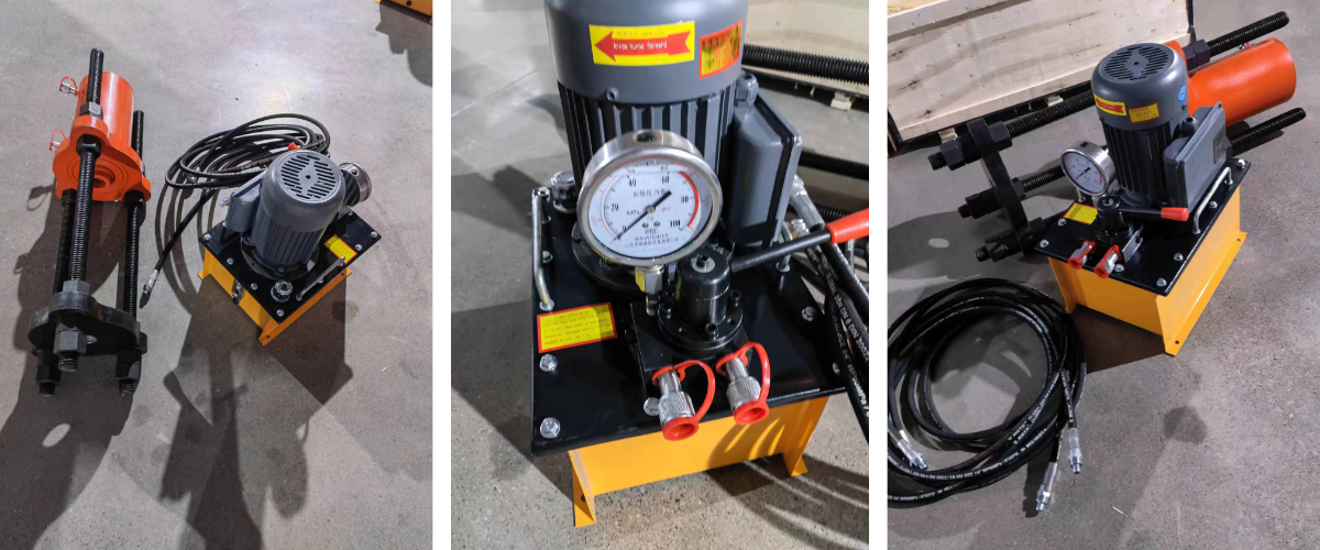 Máquina de desmontaje de pasadores de oruga de 100 toneladas Máquina de desmontaje de pasadores de oruga de 100 toneladas