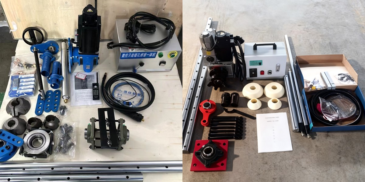 Portable line boring welding machine