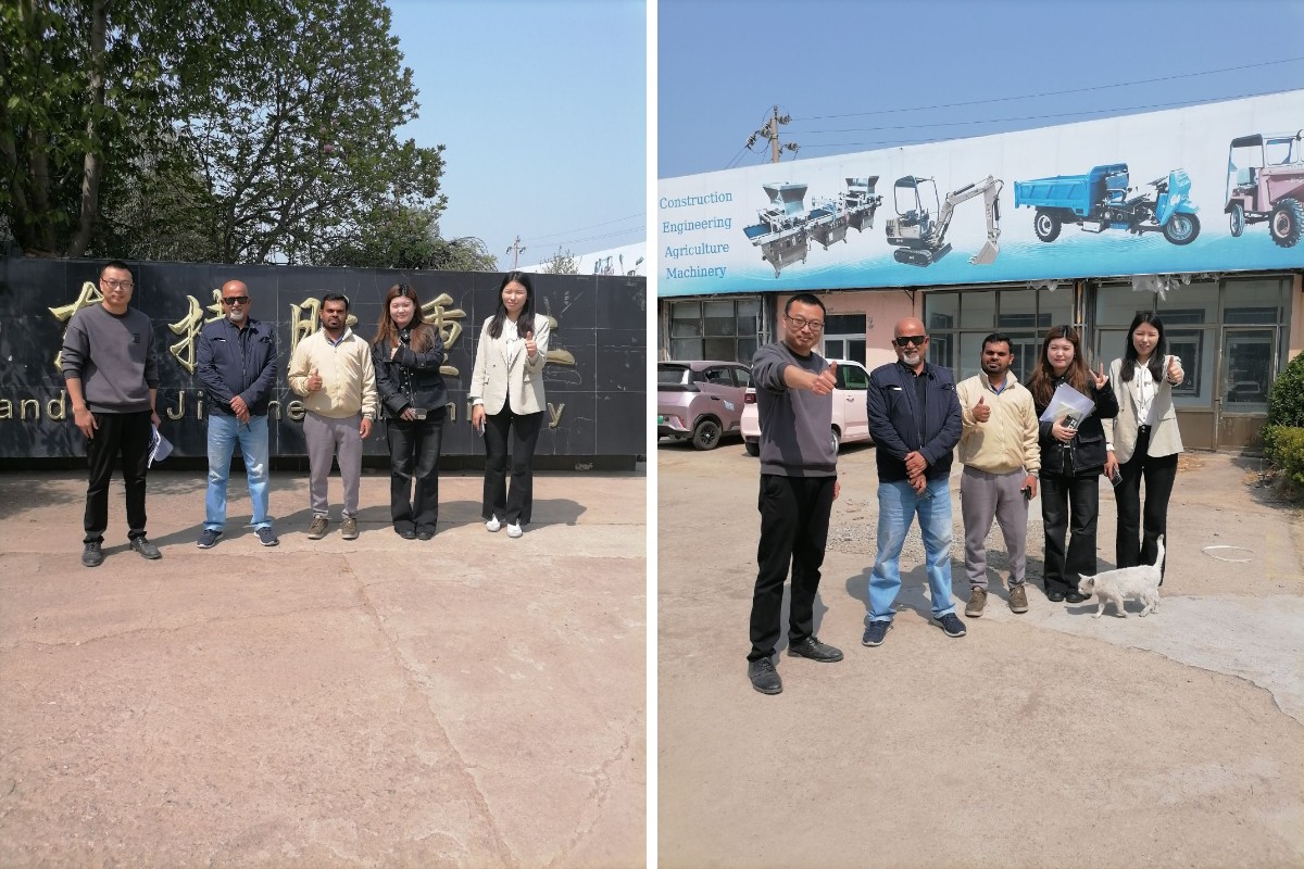 Un cliente indio inspecciona las máquinas in situ y realiza un pedido adicional tras quedar satisfecho.