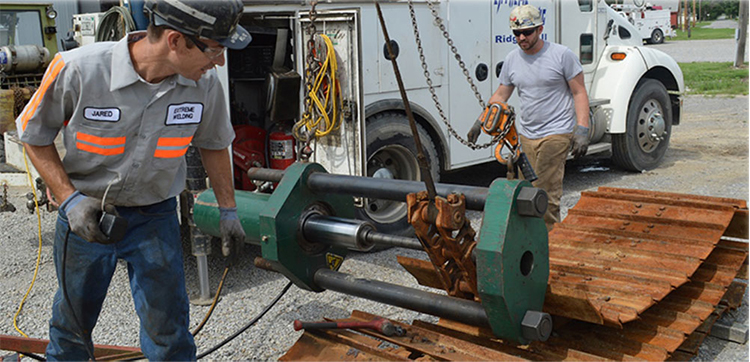 آلة تفكيك مسار الحفارة متعددة الوظائف آلة تفكيك مسار الحفارة متعددة الوظائف